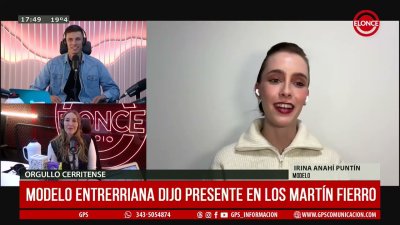 Orgullo Cerritense: Modelo entrerriana dijo presente en los Mart&iacute;n Fierro